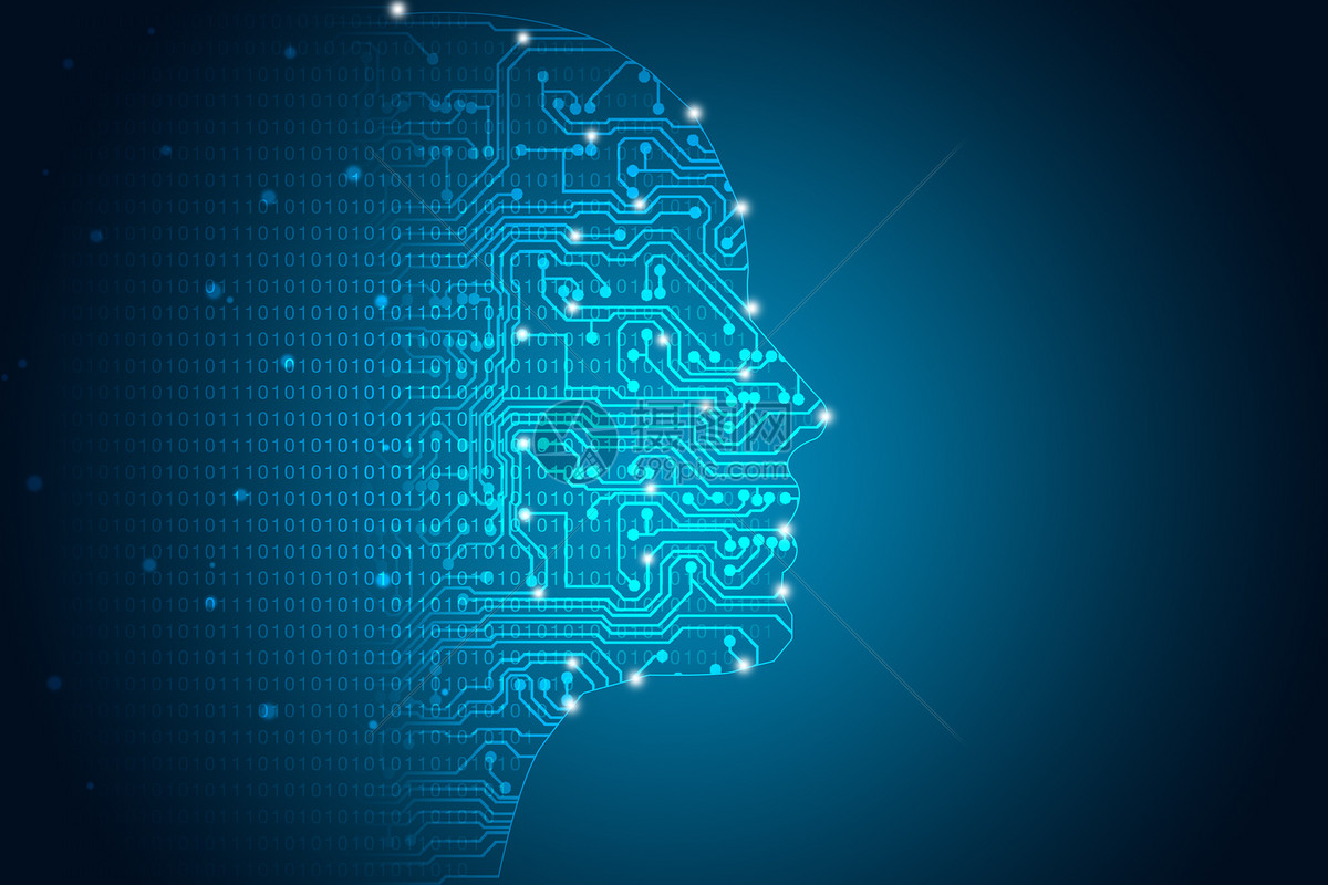 Abstract technology lines